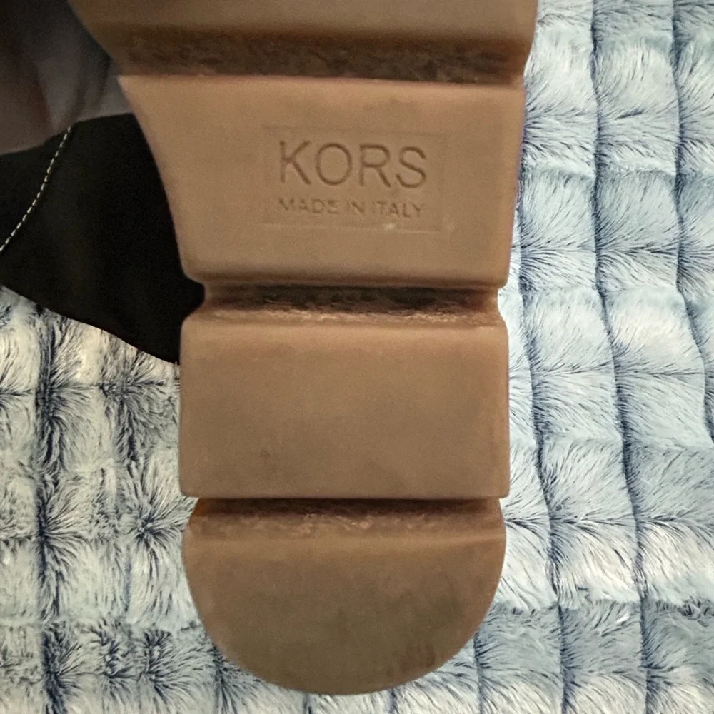 Kors made in Italy suede knee high boots 10 - Picture 4 of 7